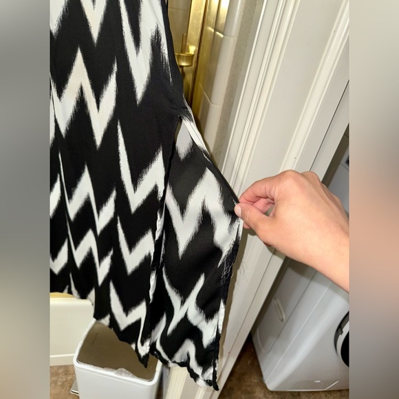 H&M Black and White Halter Sundress Maxi - Picture 3 of 5